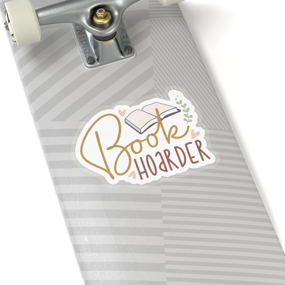 Book Hoarder Kiss-Cut Stickers - Gift for Bookaholic, Power Reader, Book Nerd, Book Worm, Book Dragon