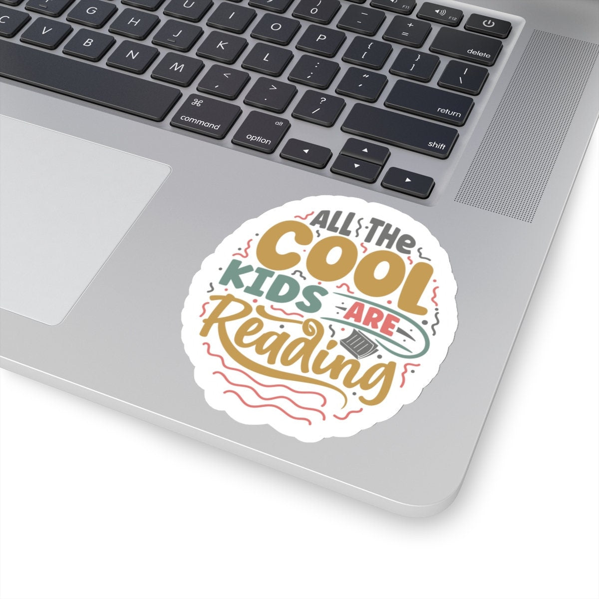 All the Cool Kids Are Reading Kiss-Cut Stickers