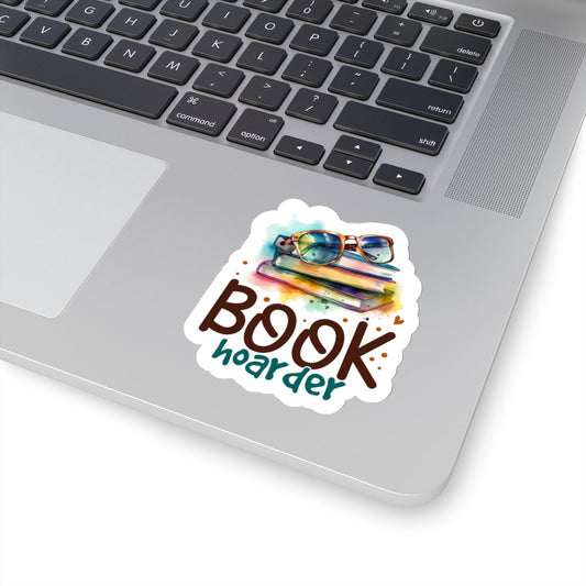 Book Hoarder Kiss-Cut Stickers