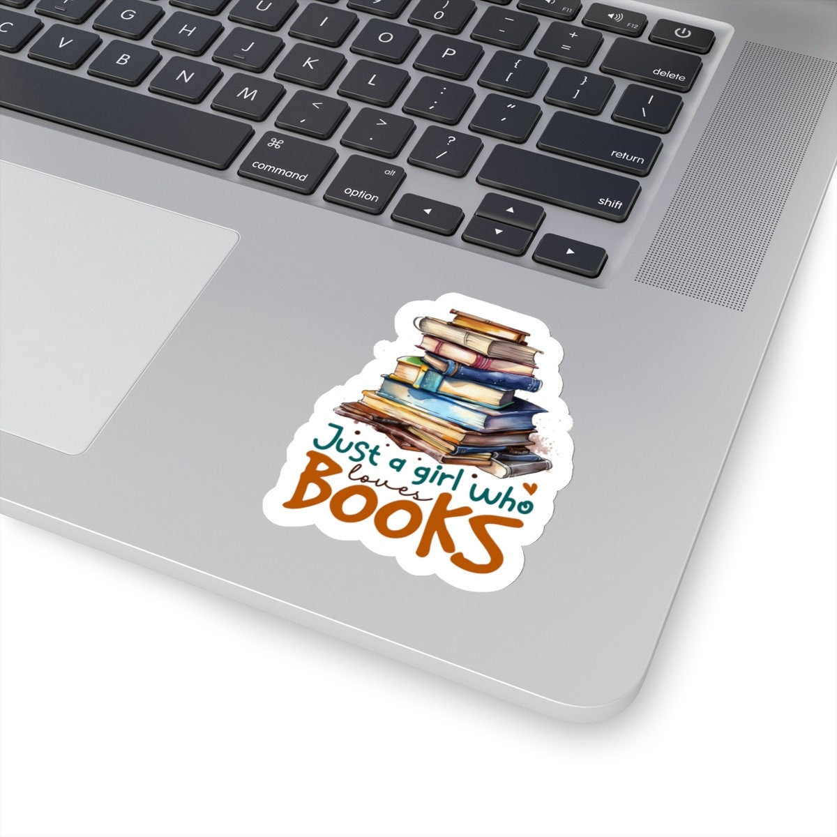 Just a Girl Who Loves Books Kiss-Cut Stickers