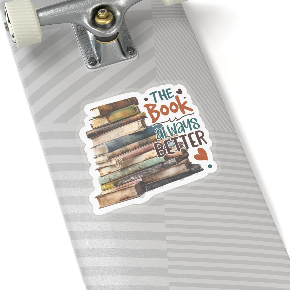 The Book Is Always Better Kiss-Cut Stickers Reader Gift for Reader Book Worm Book Nerd Book Dragon