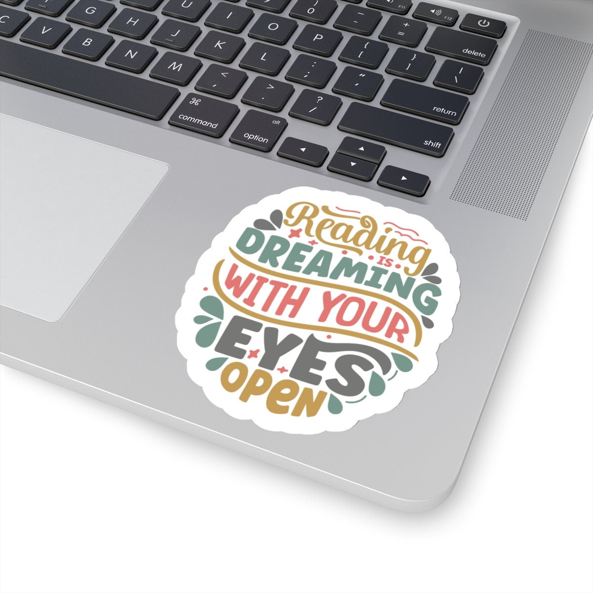 Reading is Dreaming with Your Eyes Open Kiss-Cut Stickers