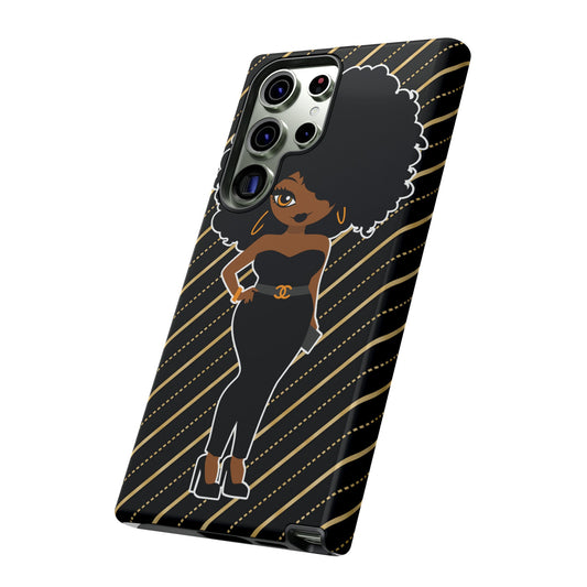 Samsung Galaxy S23 Galaxy S23 Plus Galaxy S23 Ultra Tough Cases for the Culture Black Culture African American Woman Black Woman Melanin