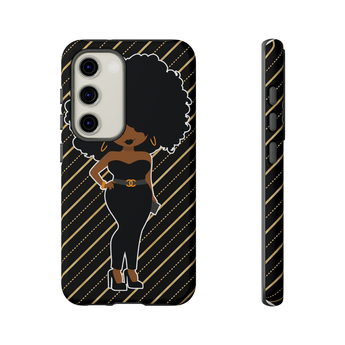 Samsung Galaxy S23 Galaxy S23 Plus Galaxy S23 Ultra Tough Cases for the Culture Black Culture African American Woman Black Woman Melanin