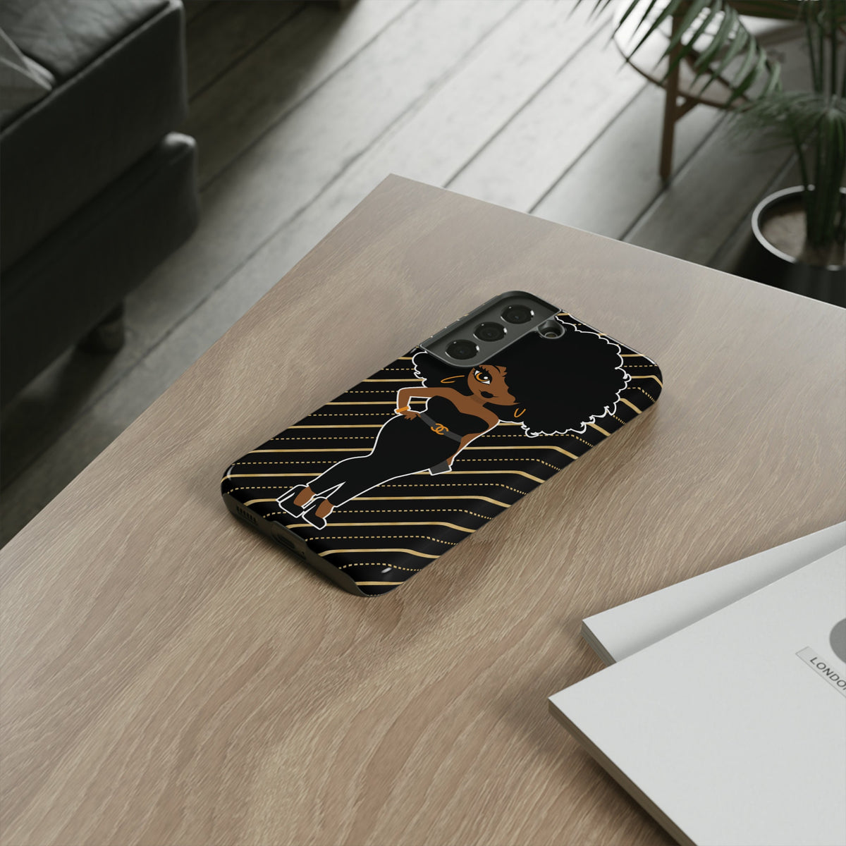 Samsung Galaxy S22 Galaxy S22 Plus Galaxy S22 Ultra Tough Cases for the Culture Black Culture African American Woman Black Woman Melanin