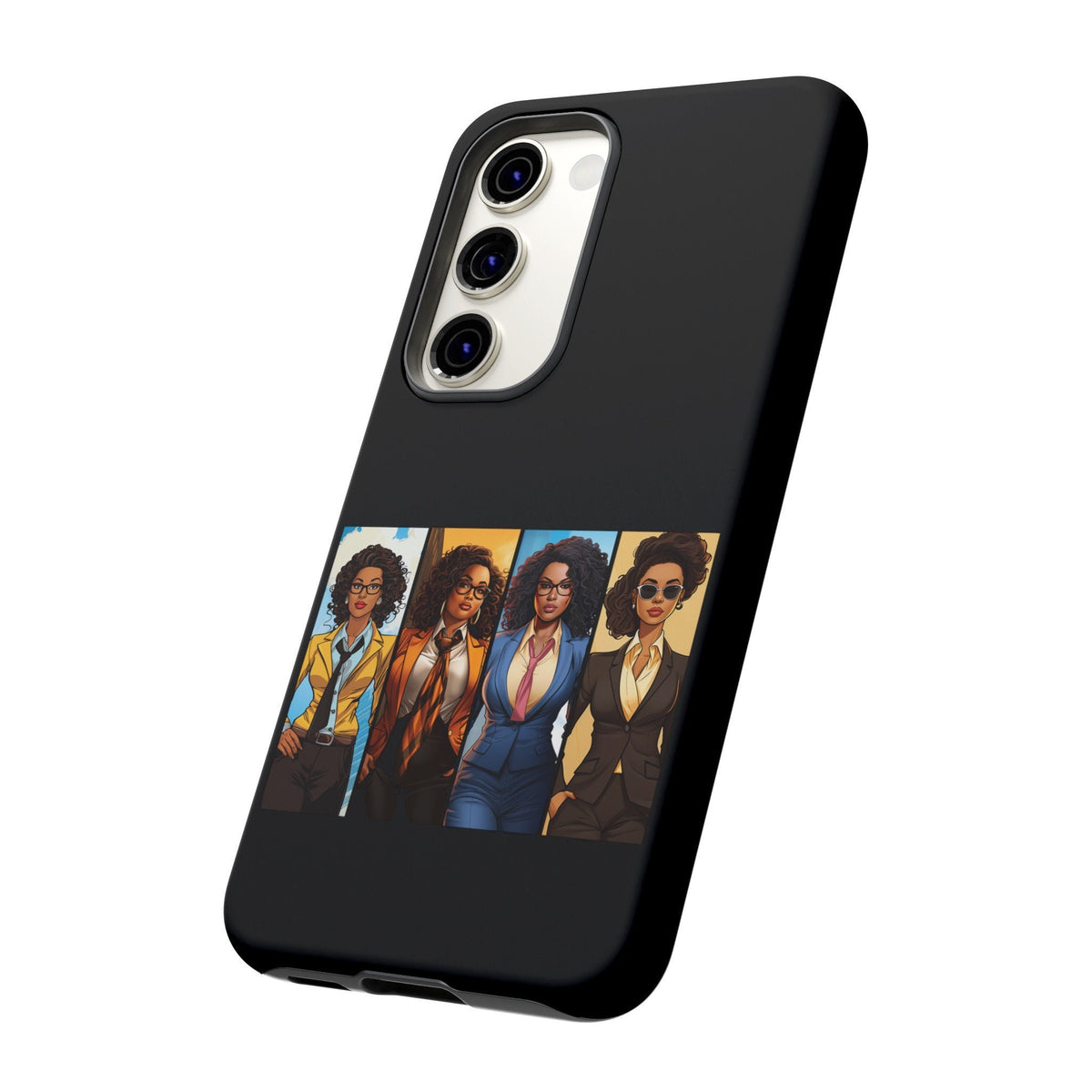 Samsung Galaxy S23 Samsung Galaxy S23 Plus Samsung Galaxy S23 Ultra Tough Cases African American Black Women Superheroes Strong Black Women