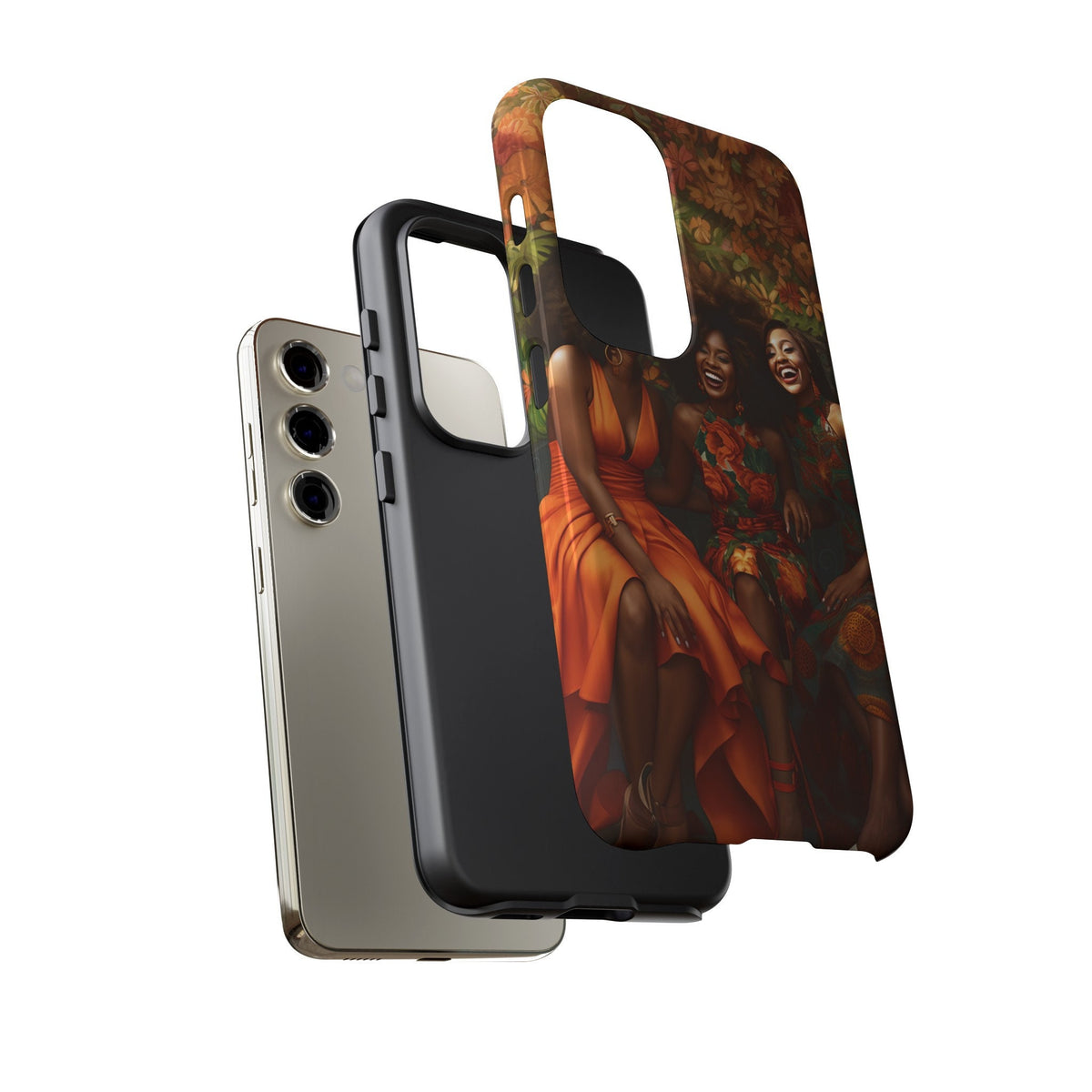 Samsung Galaxy S23 Samsung Galaxy S23 Plus Samsung Galaxy S23 Ultra Tough Cases African American Women Black Woman Sisters Friends Reunion