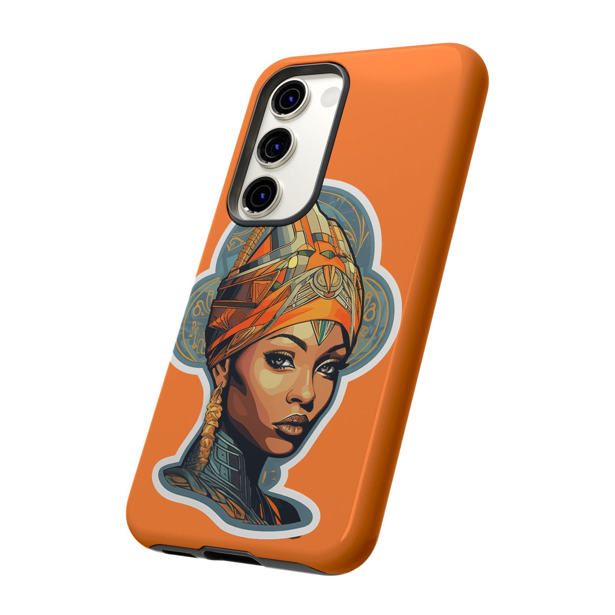 Samsung Galaxy S23 Samsung Galaxy S23 Plus Samsung Galaxy S23 Ultra Tough Cases African American Queen Nubian Princess Black Royalty