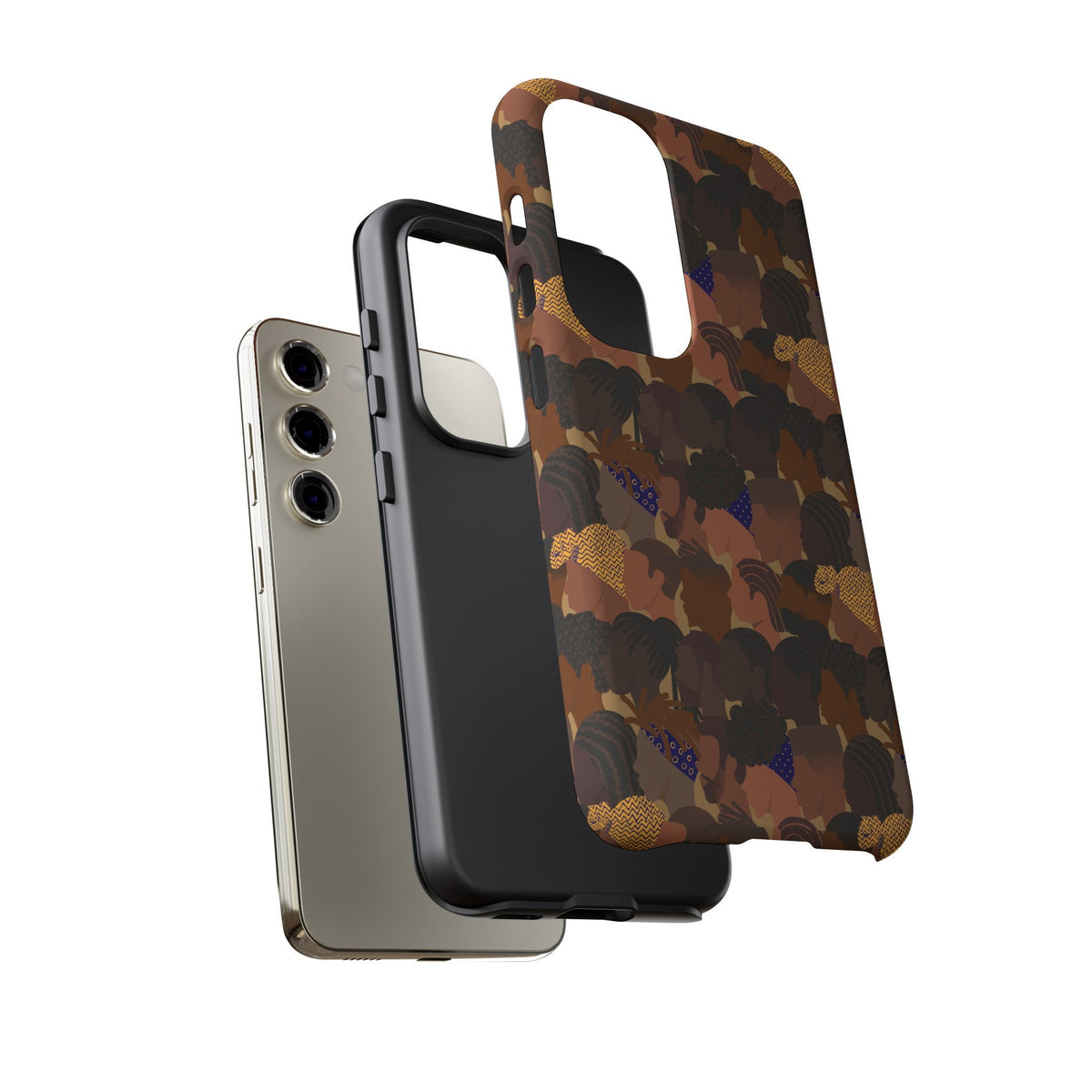 Samsung Galaxy S23 Samsung Galaxy S23 Plus Samsung Galaxy S23 Ultra Tough Cases African American Woman Black Woman