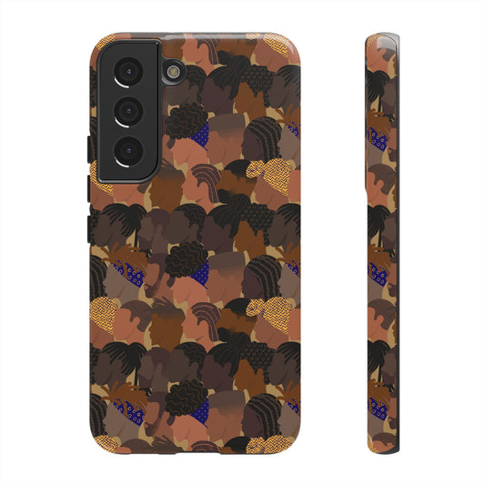 Samsung Galaxy S22 Samsung Galaxy S22 Plus Samsung Galaxy S22 Ultra Tough Cases African American Woman Black Woman