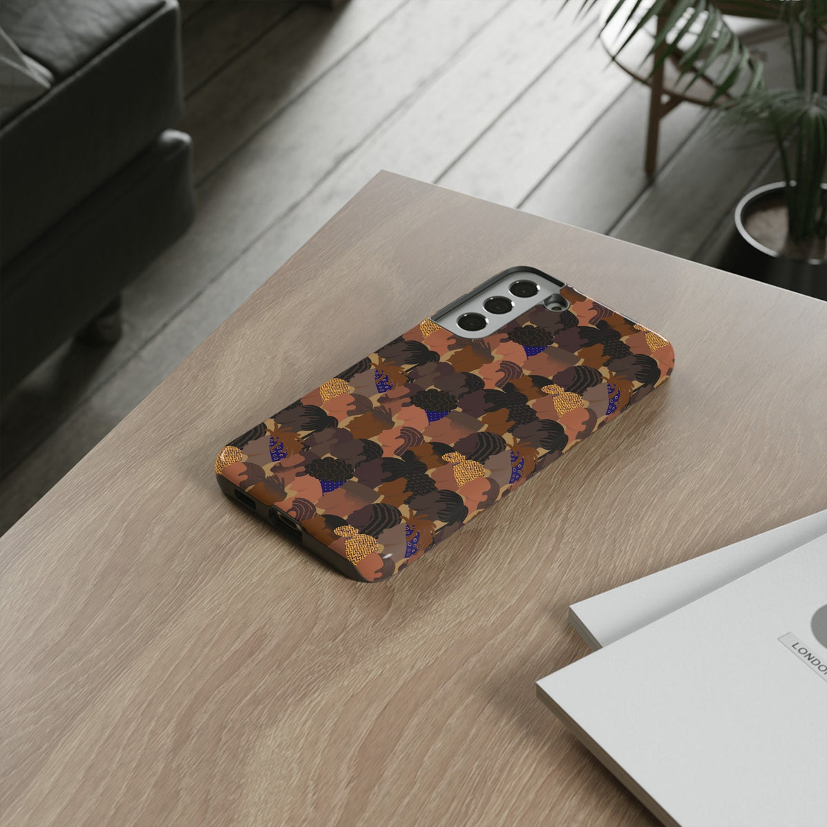Samsung Galaxy S22 Samsung Galaxy S22 Plus Samsung Galaxy S22 Ultra Tough Cases African American Woman Black Woman