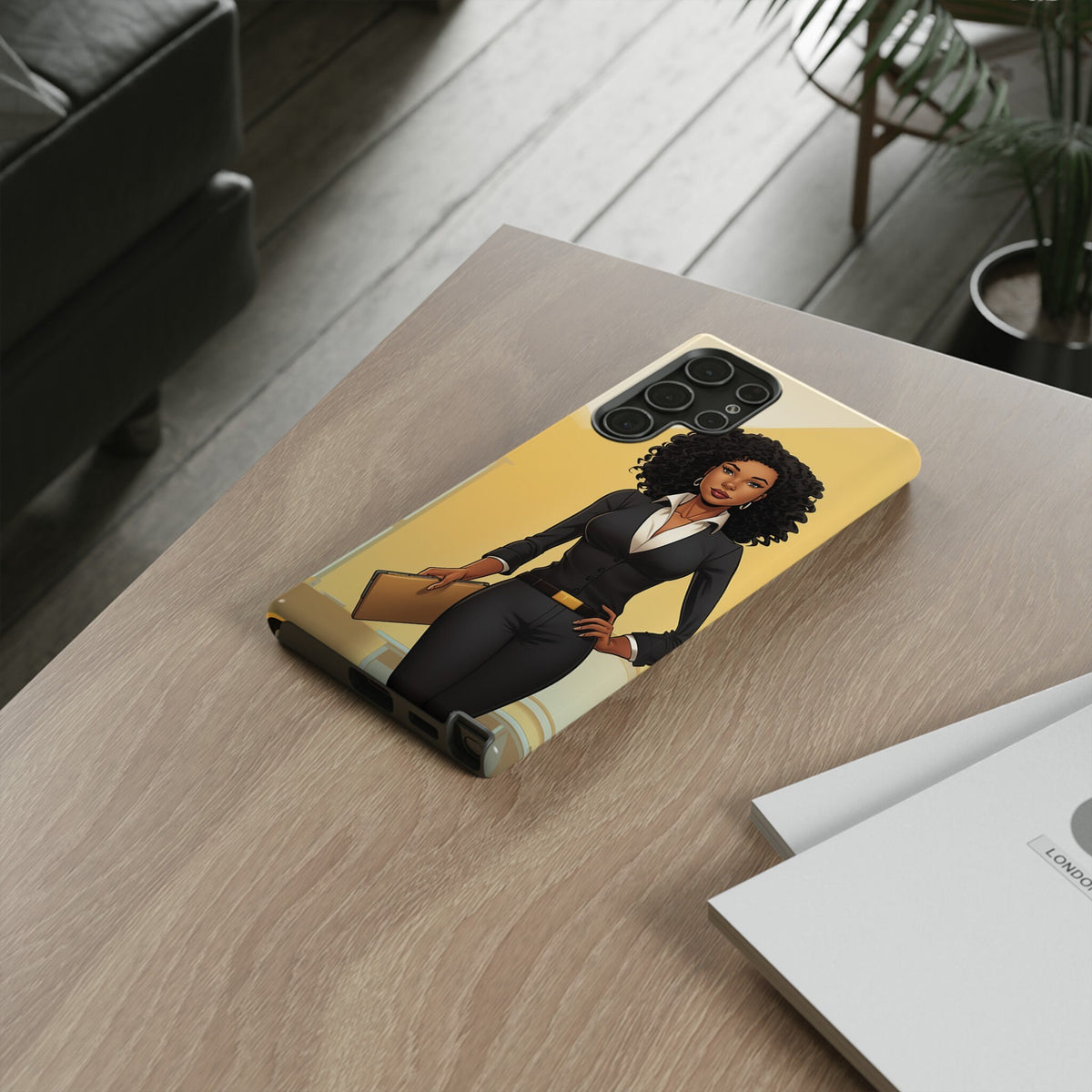 Samsung Galaxy S22 Samsung Galaxy S22 Plus Samsung Galaxy S22 Ultra Tough Cases African American Woman Business Woman Entrepreneur