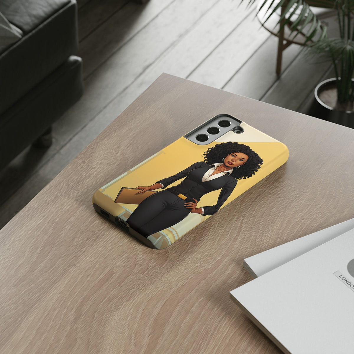 Samsung Galaxy S22 Samsung Galaxy S22 Plus Samsung Galaxy S22 Ultra Tough Cases African American Woman Business Woman Entrepreneur