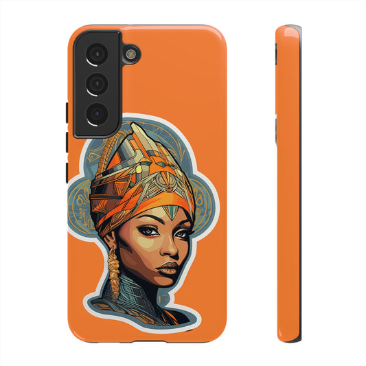 Samsung Galaxy S22 Samsung Galaxy S22 Plus Samsung Galaxy S22 Ultra Tough Cases African American Queen Nubian Princess Black Royalty