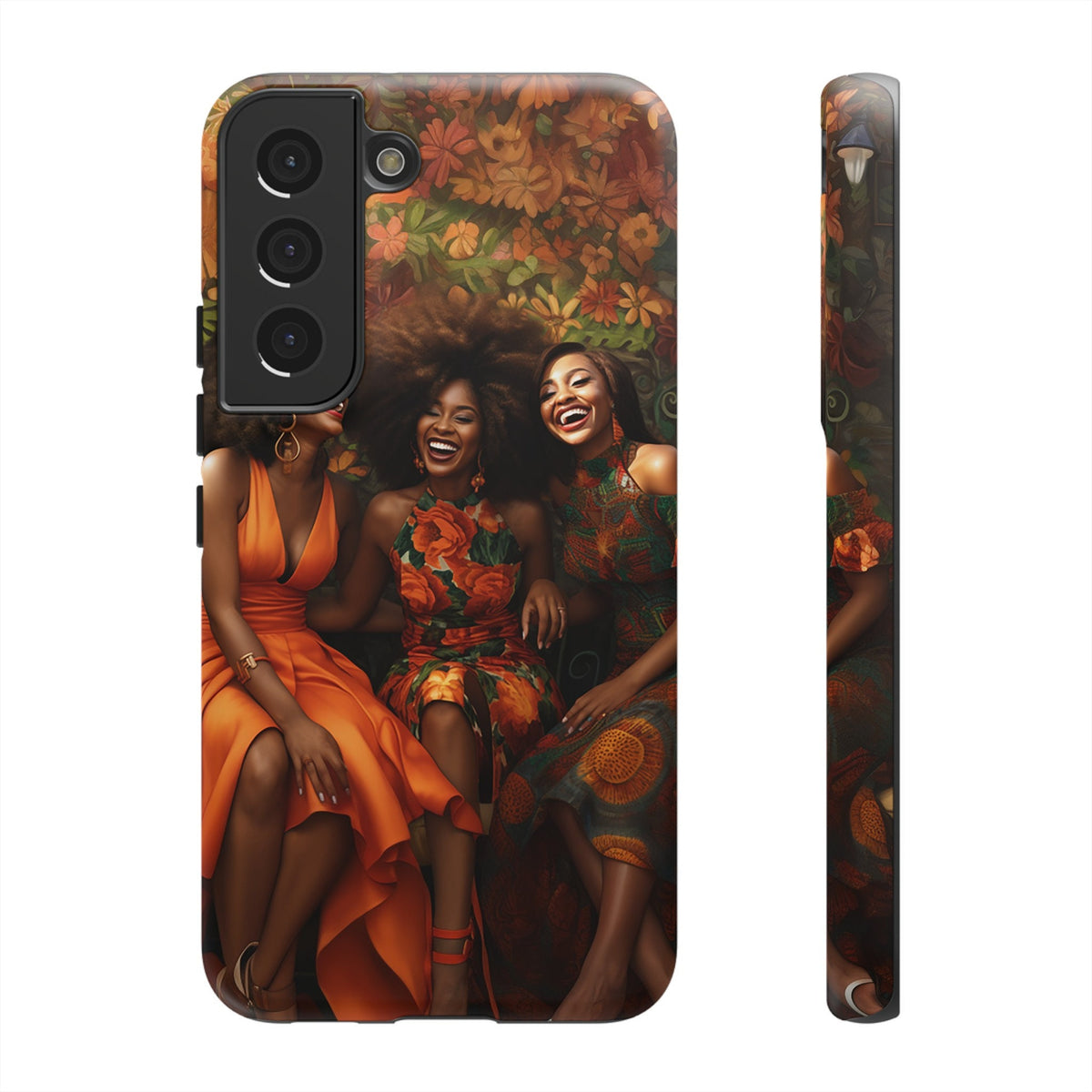 Samsung Galaxy S22 Samsung Galaxy S22 Plus Samsung Galaxy S22 Ultra Tough Cases African American Women Black Woman Sisters Friends Reunion