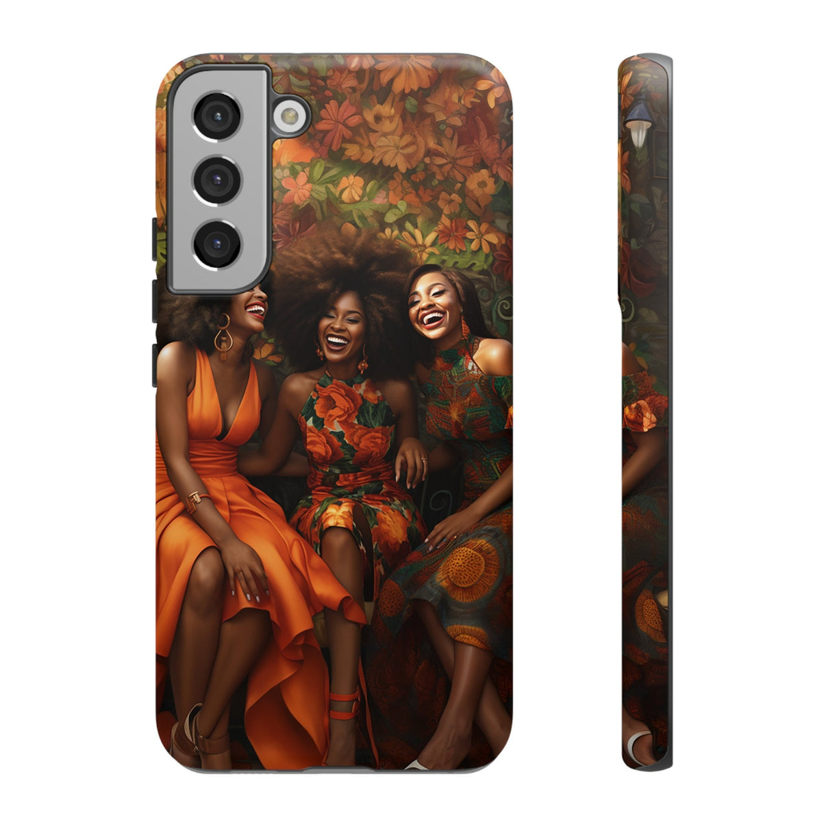 Samsung Galaxy S22 Samsung Galaxy S22 Plus Samsung Galaxy S22 Ultra Tough Cases African American Women Black Woman Sisters Friends Reunion