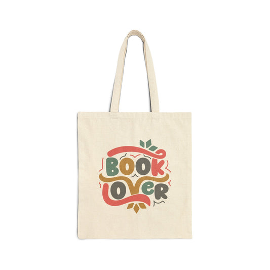 Book Lover Gift for Her Power Reader Book Worm Library Book Bag Book Dragon gift Cotton Canvas Tote Bag