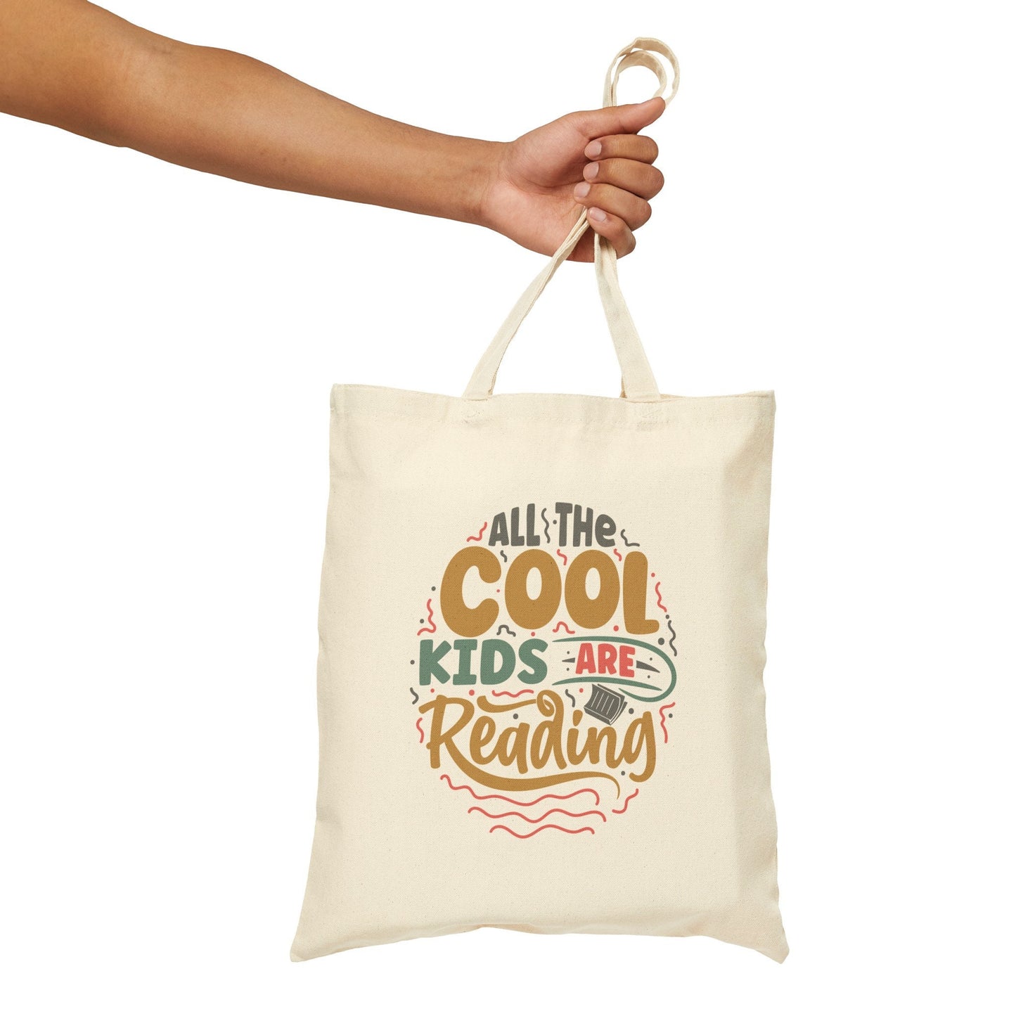 Reality is Overrated Book Lover Gift Library Book Bag for Book Power Reader Book Nerd Book Dragon Gift Cotton Canvas Tote Bag