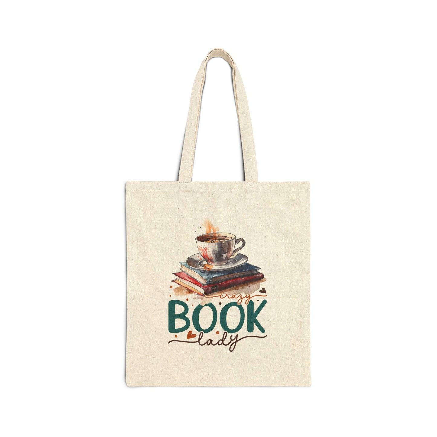 Book Lady Library Book Lover Gift for Book Nerd Power Reader Book bag Cotton Canvas Tote Bag