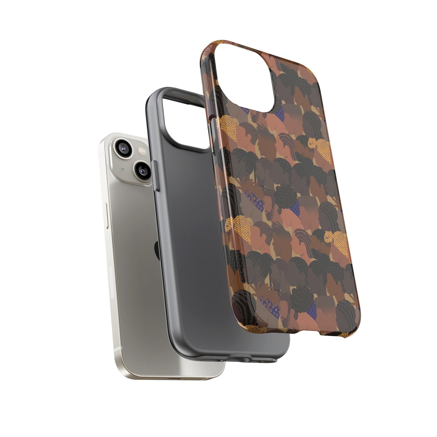iPhone 14 iPhone 14 Pro, iPhone 14 Plus, iPhone 14 Pro Max Tough Cases African American Woman Black Woman