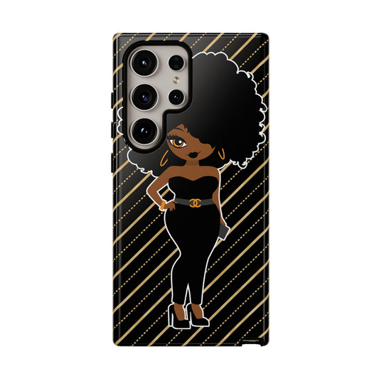 Samsung  Galaxy S24 Samsung Galaxy S24 Plus Samsung Galaxy S24 Ultra Tough Cases African American Woman Black Woman