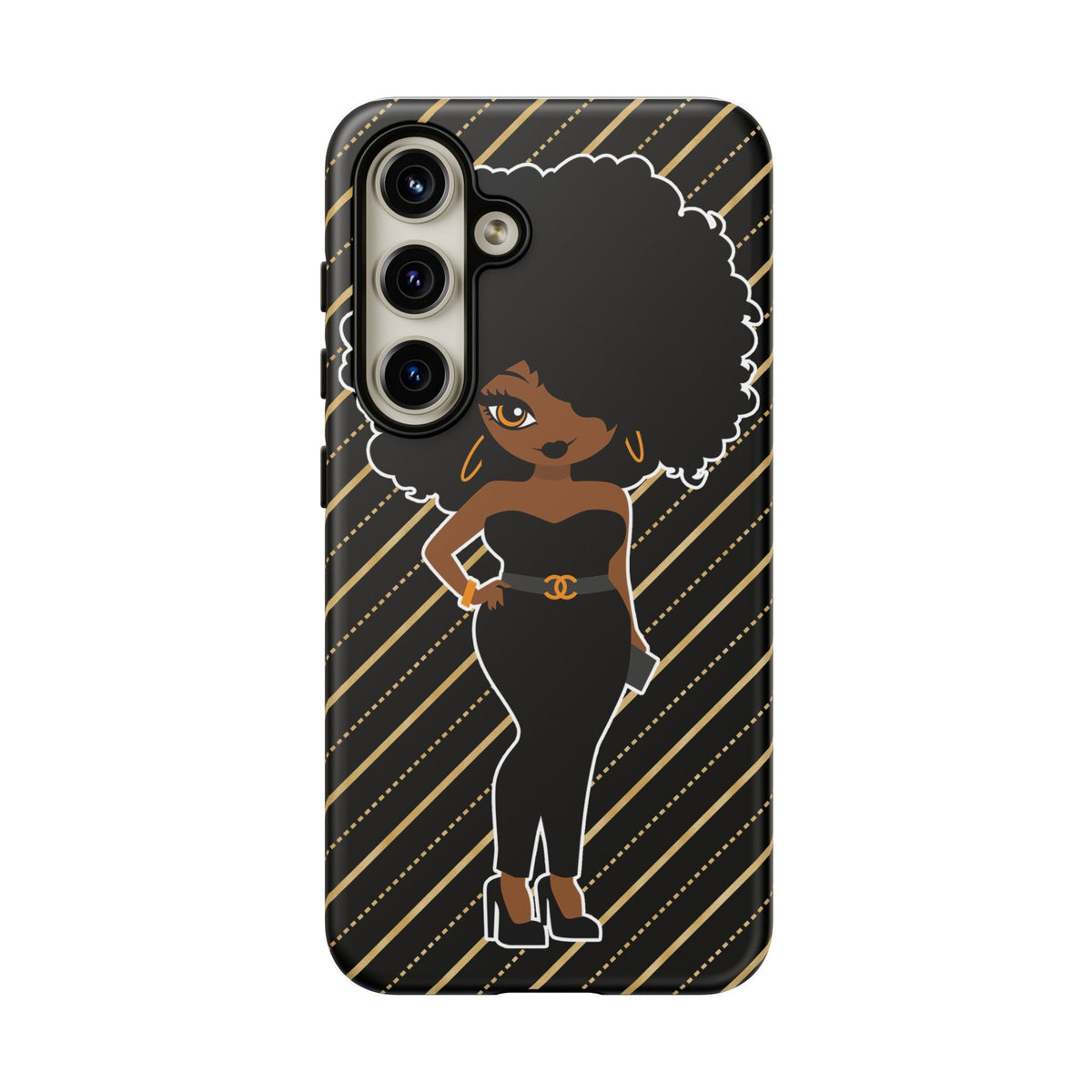 Samsung  Galaxy S24 Samsung Galaxy S24 Plus Samsung Galaxy S24 Ultra Tough Cases African American Woman Black Woman