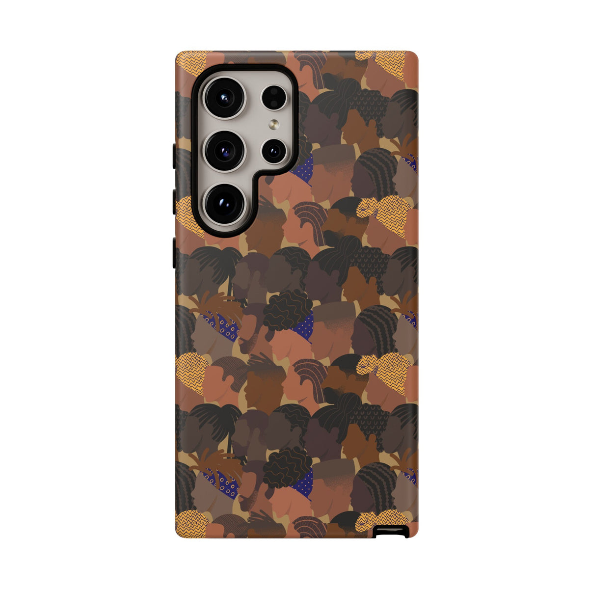 Samsung  Galaxy S24 Samsung Galaxy S24 Plus Samsung Galaxy S24 Ultra Tough Cases African American Woman Black Woman