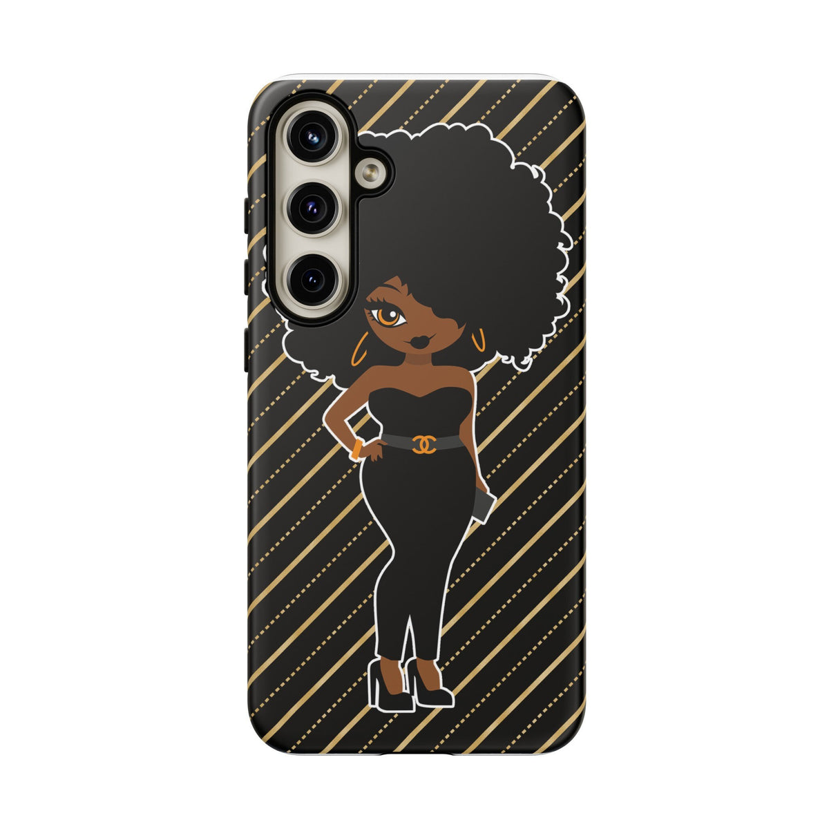 Samsung  Galaxy S24 Samsung Galaxy S24 Plus Samsung Galaxy S24 Ultra Tough Cases African American Woman Black Woman