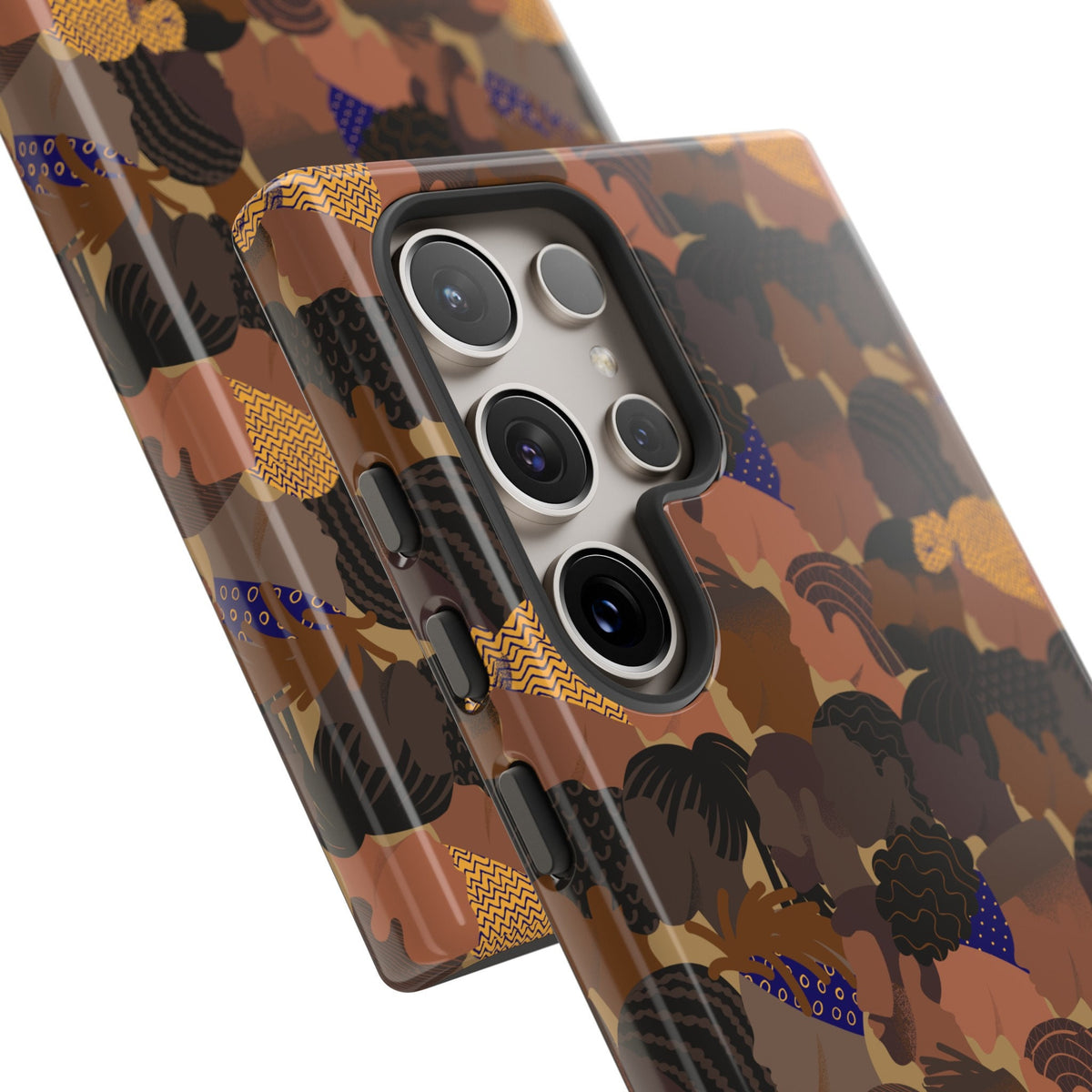 Samsung  Galaxy S24 Samsung Galaxy S24 Plus Samsung Galaxy S24 Ultra Tough Cases African American Woman Black Woman
