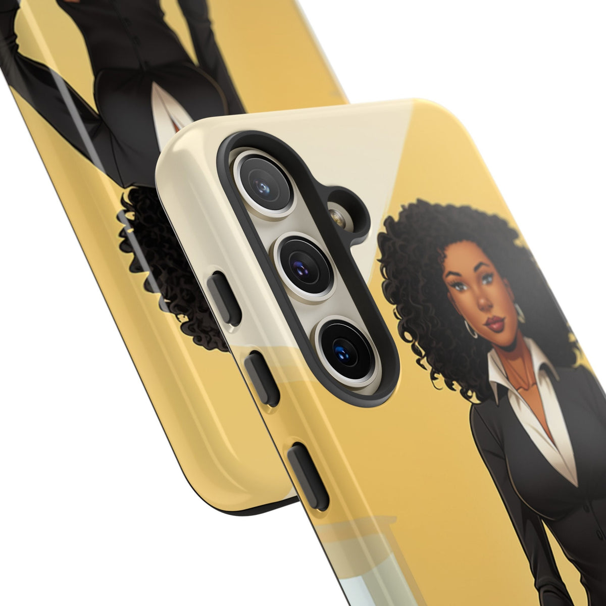 Samsung  Galaxy S24 Samsung Galaxy S24 Plus Samsung Galaxy S24 Ultra Tough Cases African American Woman Business Woman Entrepreneur