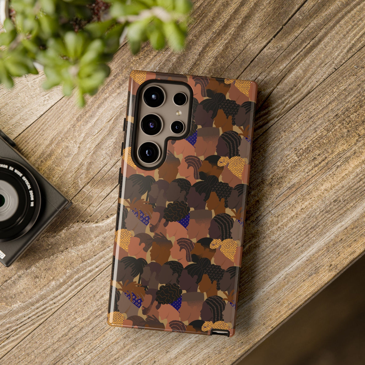 Samsung  Galaxy S24 Samsung Galaxy S24 Plus Samsung Galaxy S24 Ultra Tough Cases African American Woman Black Woman