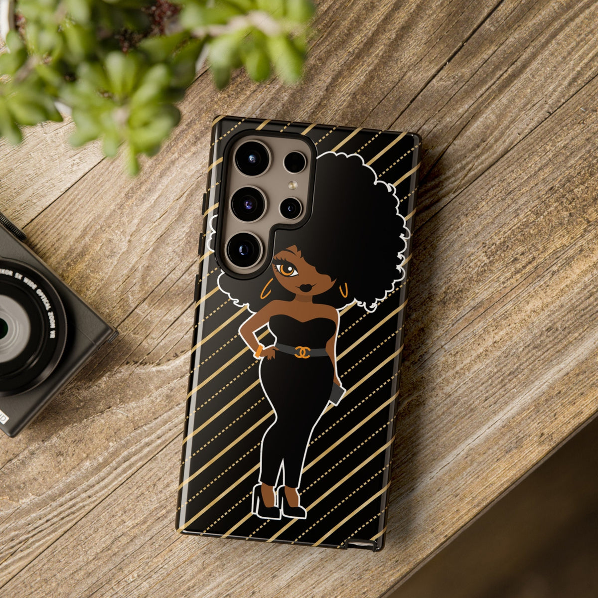 Samsung  Galaxy S24 Samsung Galaxy S24 Plus Samsung Galaxy S24 Ultra Tough Cases African American Woman Black Woman