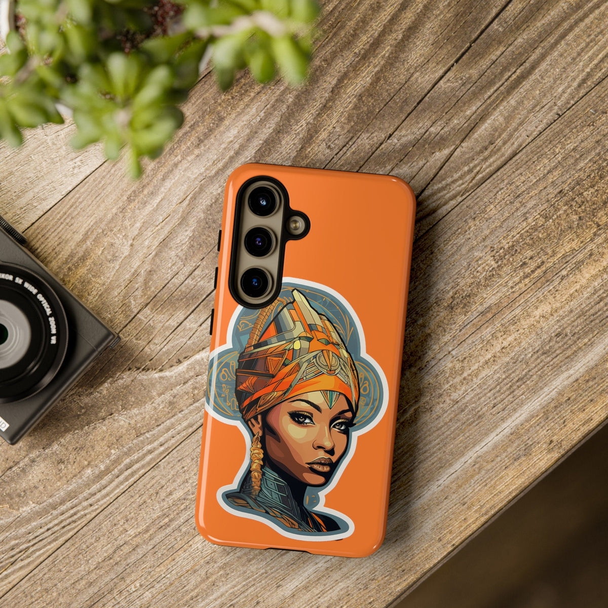 Samsung  Galaxy S24 Samsung Galaxy S24 Plus Samsung Galaxy S24 Ultra Tough Cases African American Queen Nubian Princess Black Royalty