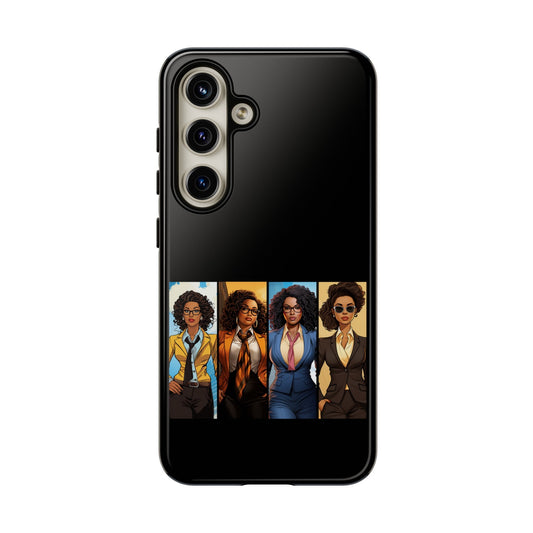 Samsung Galaxy S24 Samsung Galaxy S24 Plus Samsung Galaxy S24 Ultra Tough Cases African American Black Women Superheroes Strong Black Women