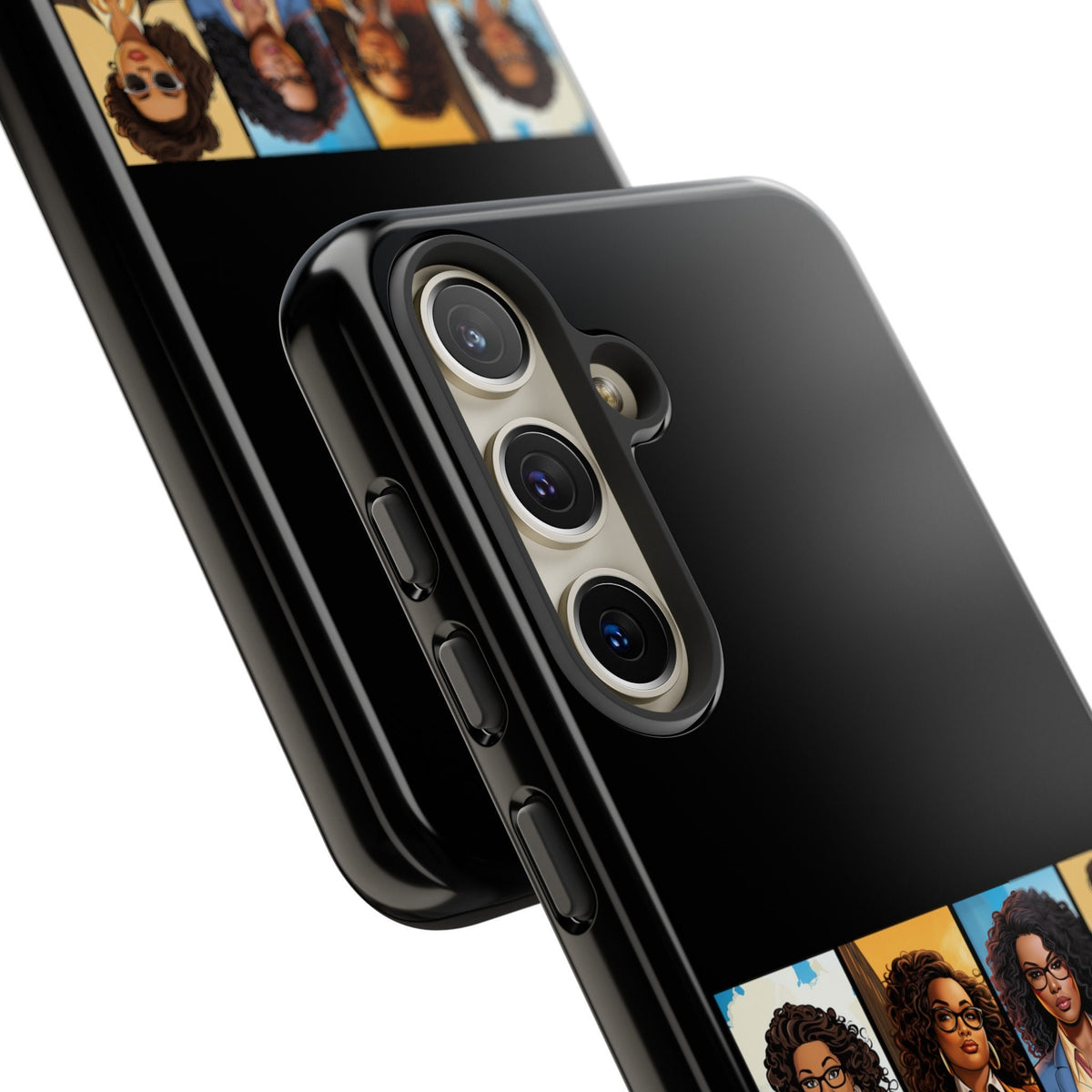 Samsung Galaxy S24 Samsung Galaxy S24 Plus Samsung Galaxy S24 Ultra Tough Cases African American Black Women Superheroes Strong Black Women