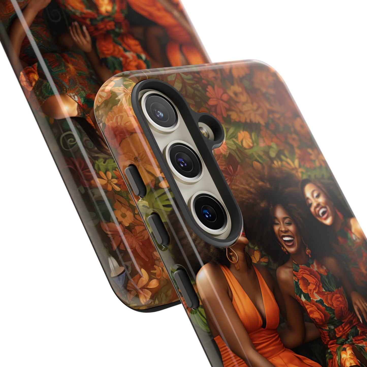 Samsung Galaxy S24 Samsung Galaxy S24 Plus Samsung Galaxy S24 Ultra Tough Cases African American Women Black Woman Sisters Friends Reunion