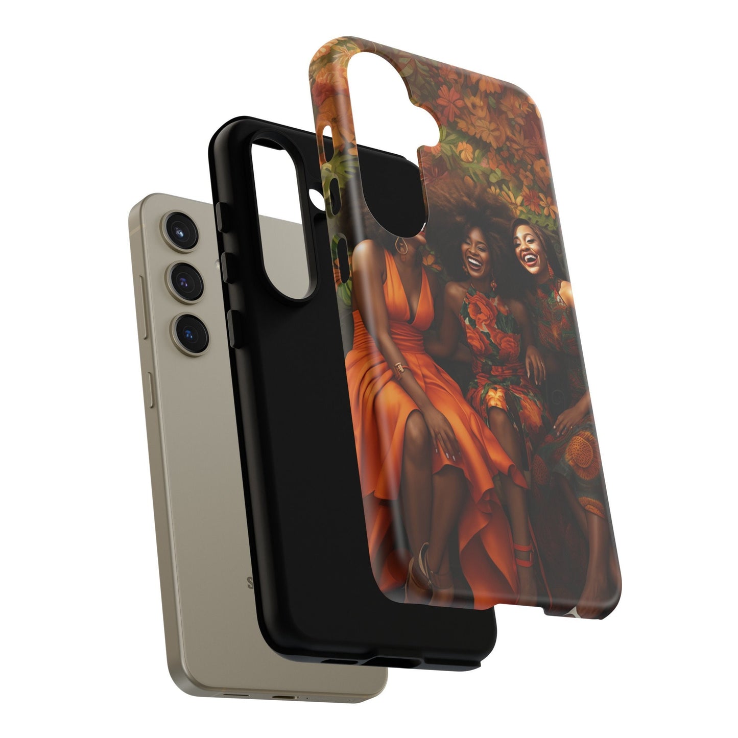 Samsung Galaxy S24 Samsung Galaxy S24 Plus Samsung Galaxy S24 Ultra Tough Cases African American Women Black Woman Sisters Friends Reunion
