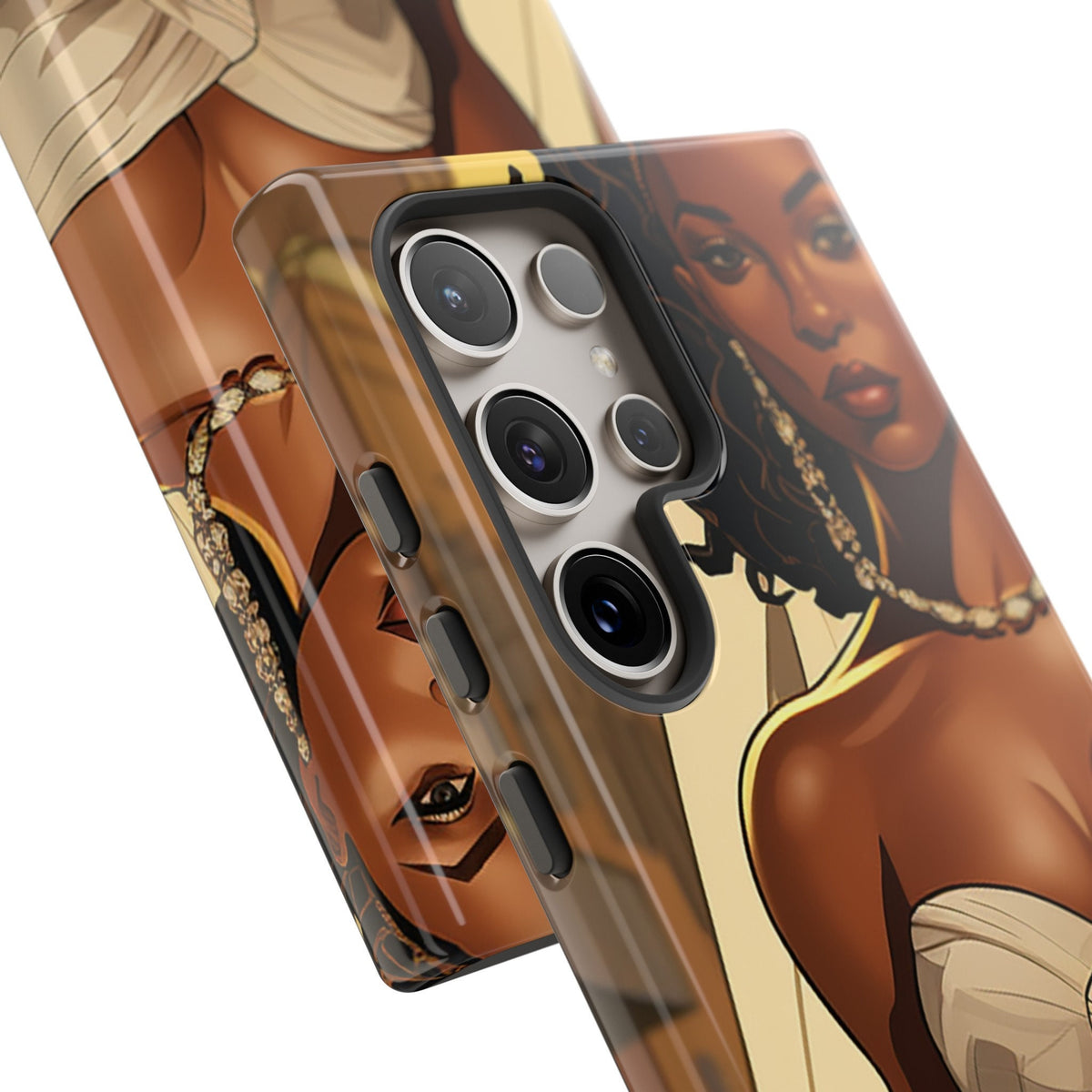 Samsung Galaxy S24 Samsung Galaxy S24 Plus Samsung Galaxy S24 Ultra Tough Case African American Bride Black bride wedding Dress Wedding Gown