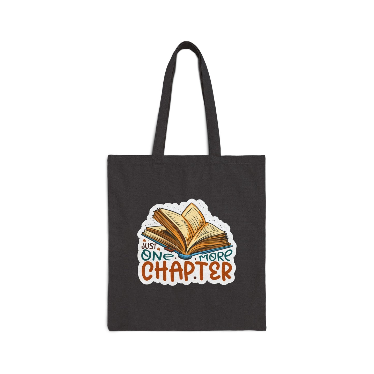 One More Chapter Cotton Canvas Tote Bag Reader Gift Library Tote Bag Book Bag Shopping Tote
