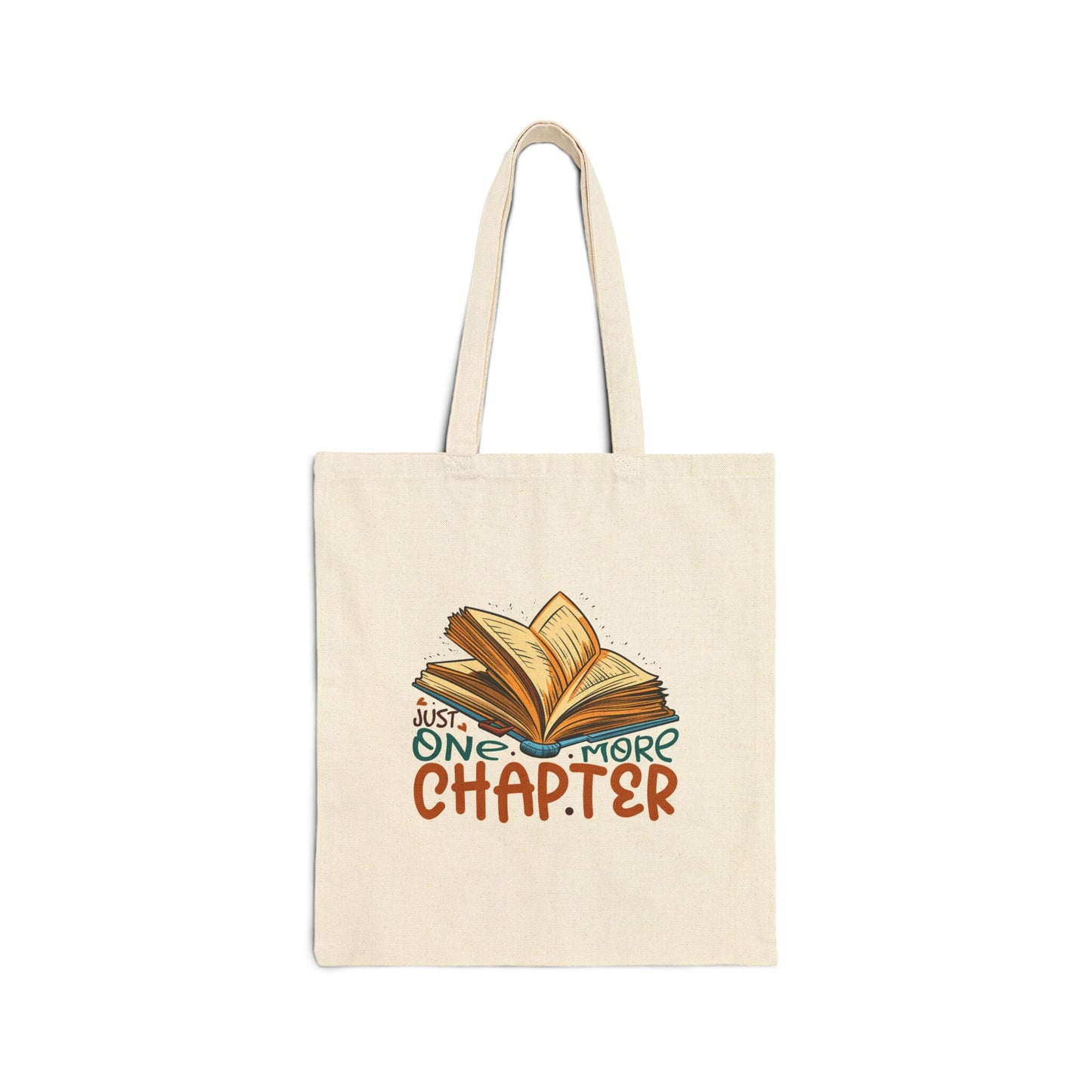 One More Chapter Cotton Canvas Tote Bag Reader Gift Library Tote Bag Book Bag Shopping Tote