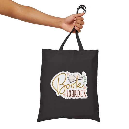 Book hoarder book lover gift for power reader library book bag book nerd gift Cotton Canvas Tote Bag
