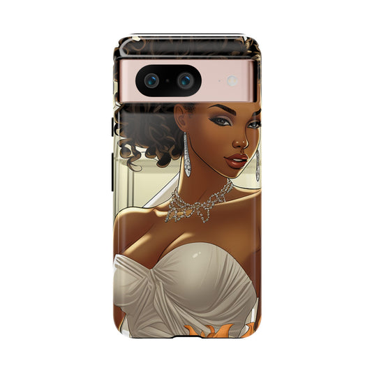 Google Pixel 8 Pro Google Pixel 8 Tough Cases African American Bride Black bride wedding Dress Wedding Gown