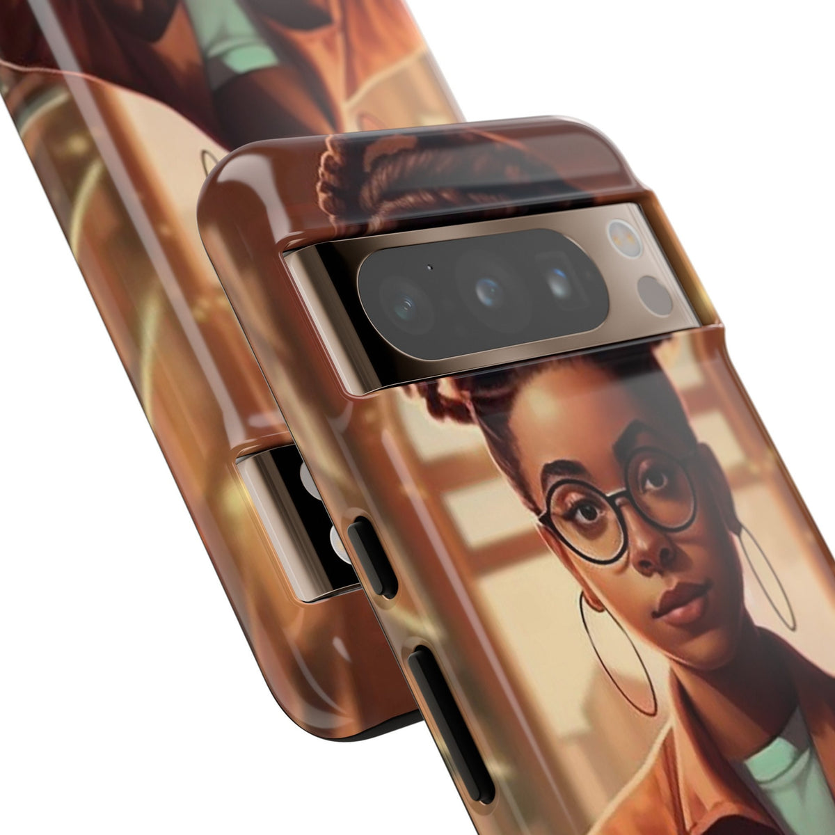 Google Pixel 8 Pro Google Pixel 8 Tough Cases African American Reader Woman Girl Book Dragon Power Reader