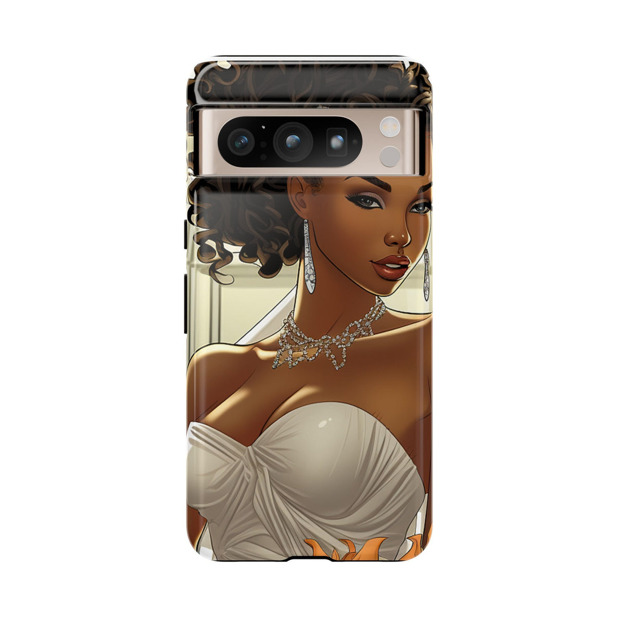 Google Pixel 8 Pro Google Pixel 8 Tough Cases African American Bride Black bride wedding Dress Wedding Gown