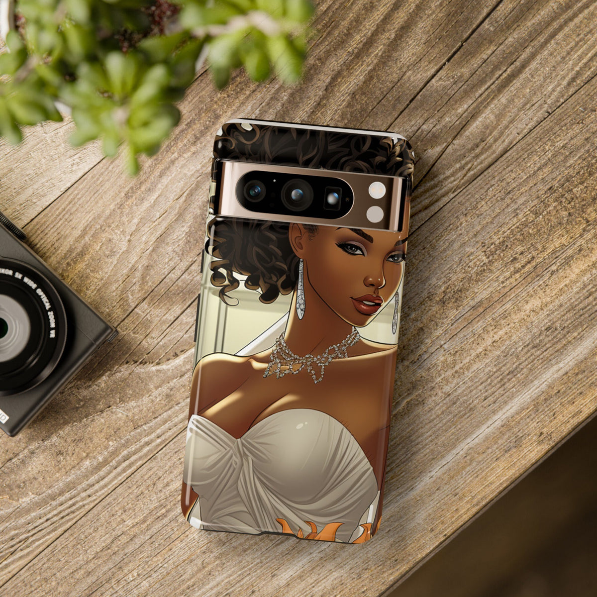 Google Pixel 8 Pro Google Pixel 8 Tough Cases African American Bride Black bride wedding Dress Wedding Gown