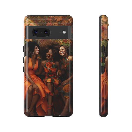 Google Pixel 7 Tough Cases African American Women Black Woman Sisters Friends Reunion
