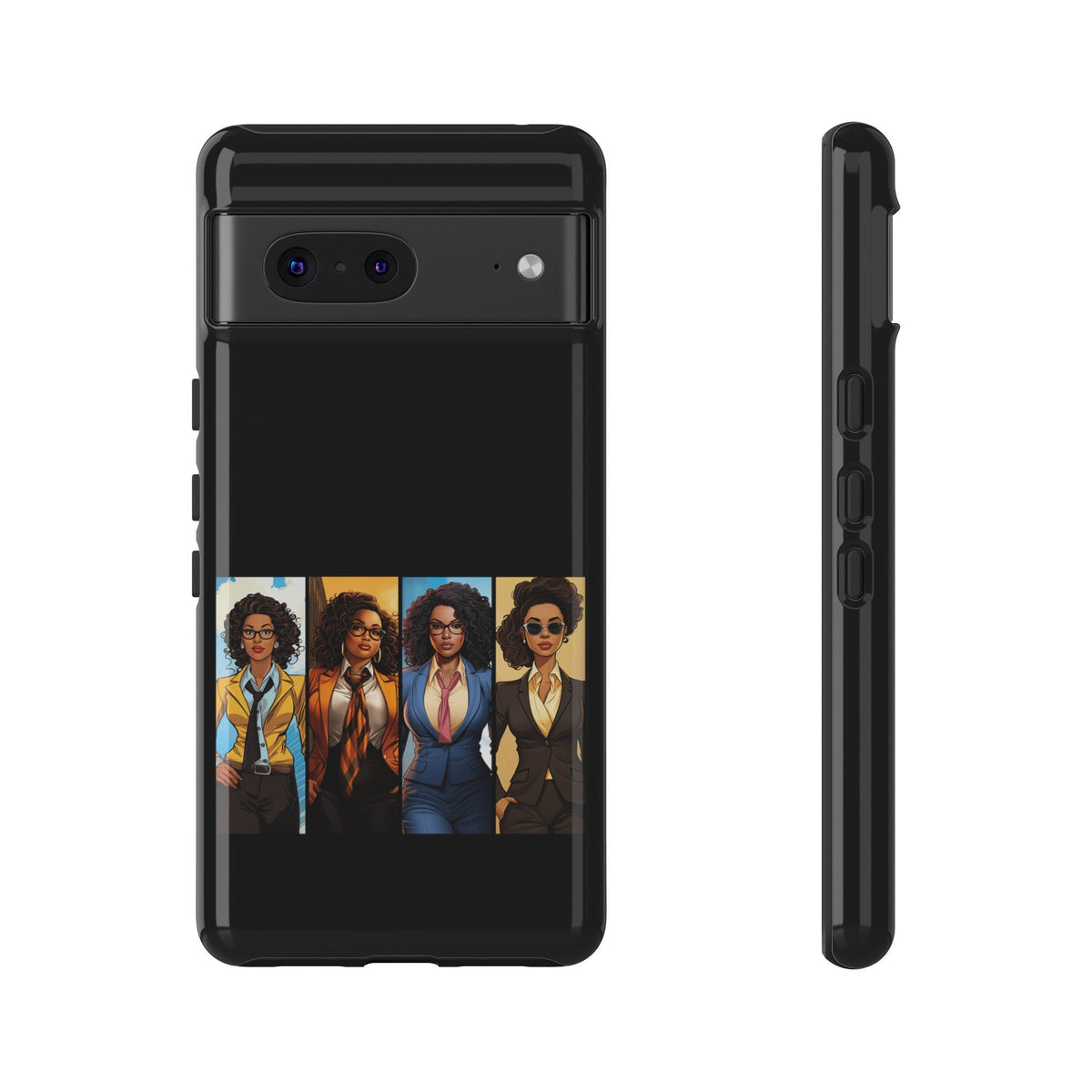 Google Pixel 7 Tough Cases African American Black Women Superheroes Strong Black Women