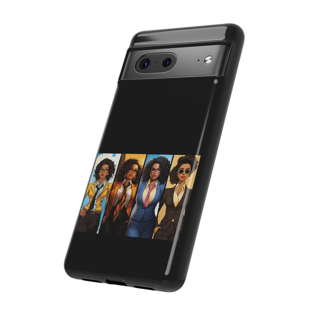 Google Pixel 7 Tough Cases African American Black Women Superheroes Strong Black Women