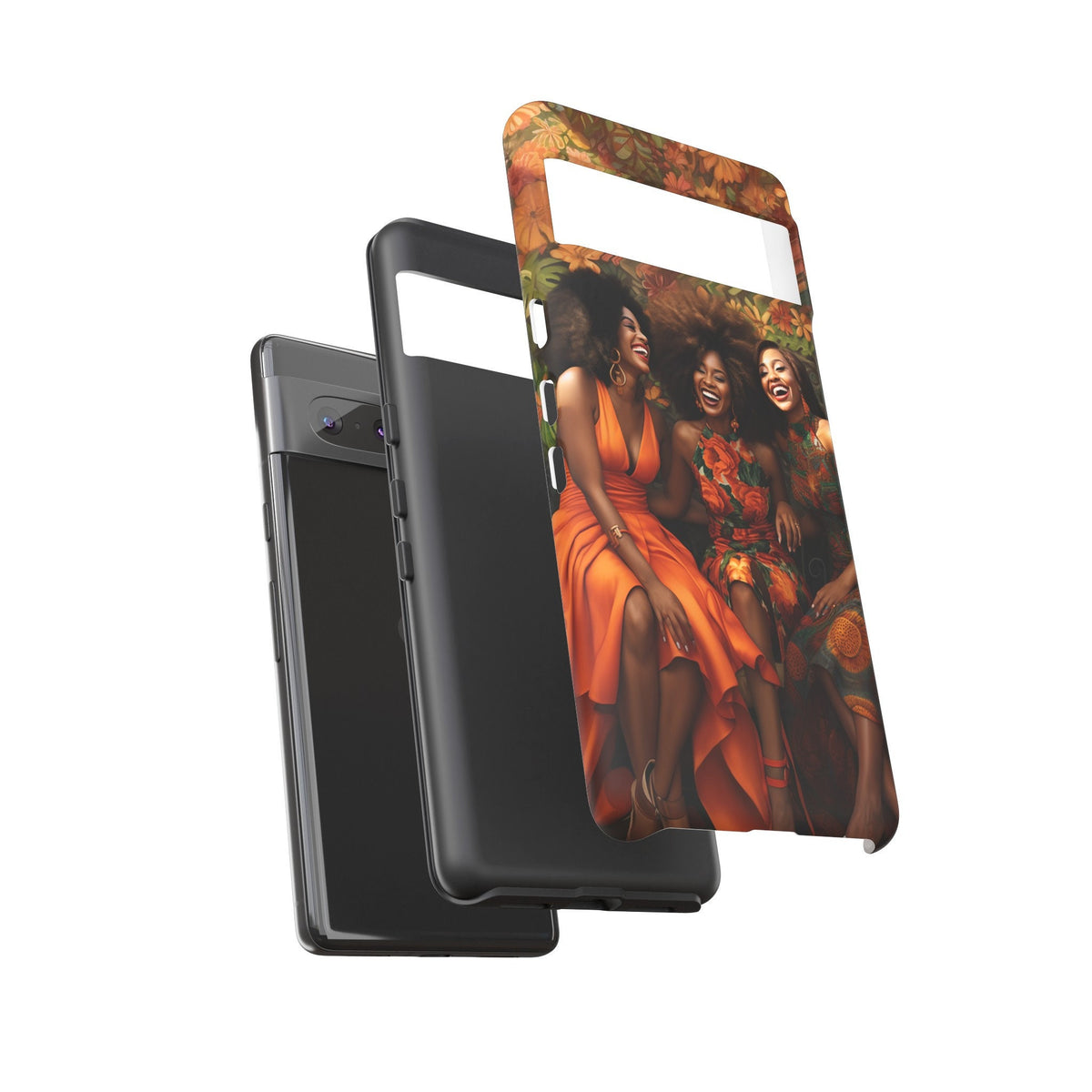 Google Pixel 7 Tough Cases African American Women Black Woman Sisters Friends Reunion