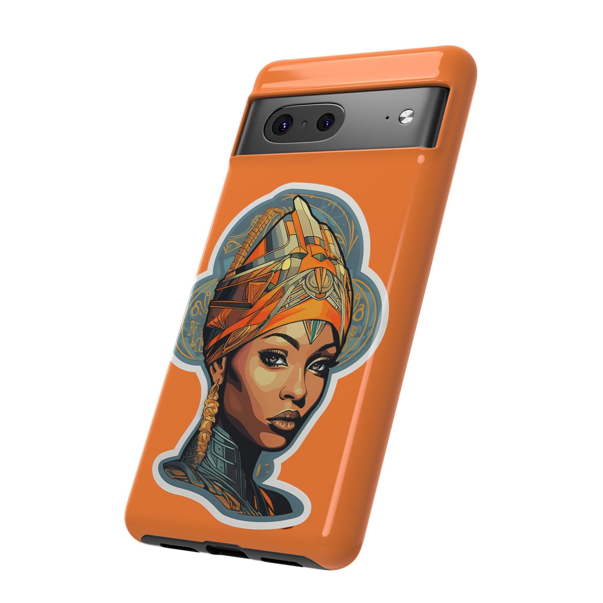 Google Pixel 7 Tough Cases African American Queen Nubian Princess Black Royalty